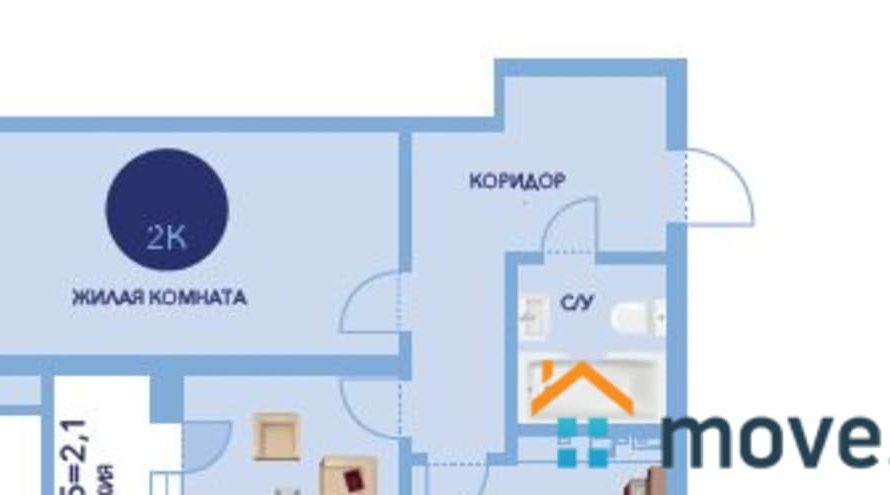 Продажа 2-комнатной квартиры от застройщика, 55.8 м², Анапа, Дом 241 Корпус                                                     2